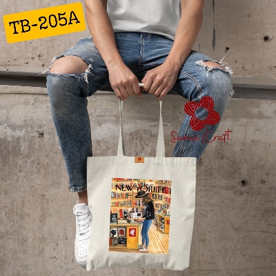 Picture of Samia Craft Eco-Chic Carry: Digital Print on Cotton Canvas Tote