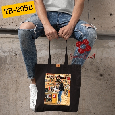 Picture of Samia Craft Eco-Chic Carry: Digital Print on Cotton Canvas Tote