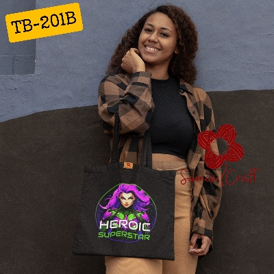 Picture of Samia Craft Classy Campus Carry: Canvas Tote Bag for University Life