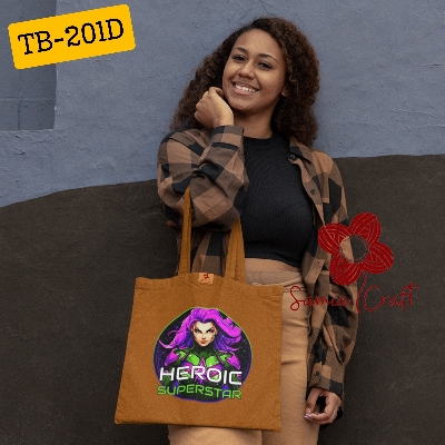 Picture of Samia Craft Classy Campus Carry: Canvas Tote Bag for University Life