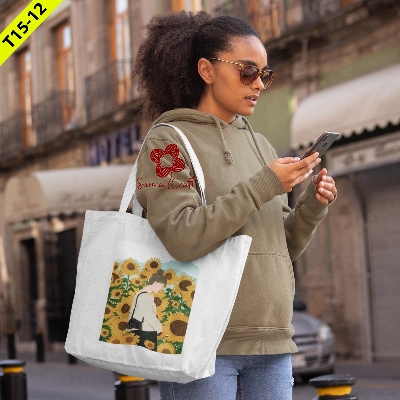 Picture of Fashionable Tote Bag For Women'S With Zipper - Tote Bag
