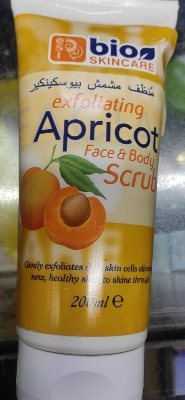 Picture of International UK Product Bio Skincare Exfoliating Scrub Tube - Apricot 200ml
