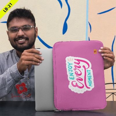 Picture of Laptop Pouch Bag Premium Quality Canvas Fabric bag with Waterproof bag