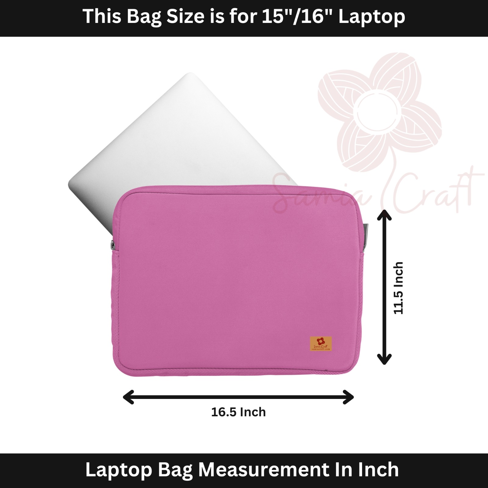 Picture of SamiaCraft Premium Quality Mac Laptop Pouch and Case for 14/15-Inch Notebook - Protective Cover