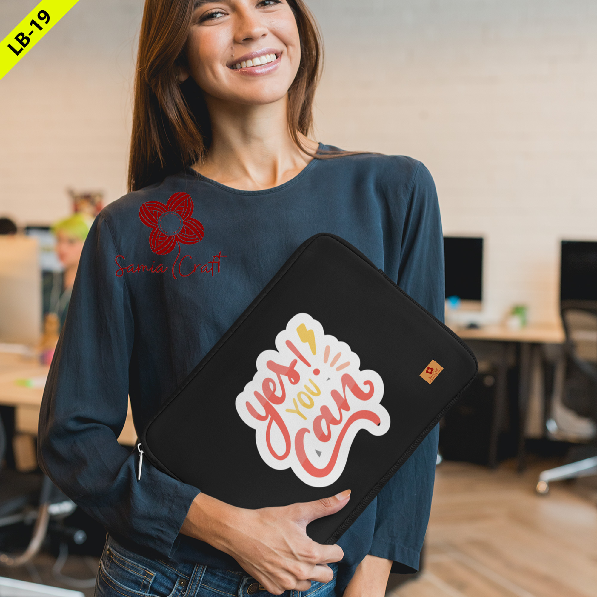 Picture of SamiaCraft Waterproof Laptop Case, MacBook Pouch, and Notebook Cover for 14/15-Inch laptop