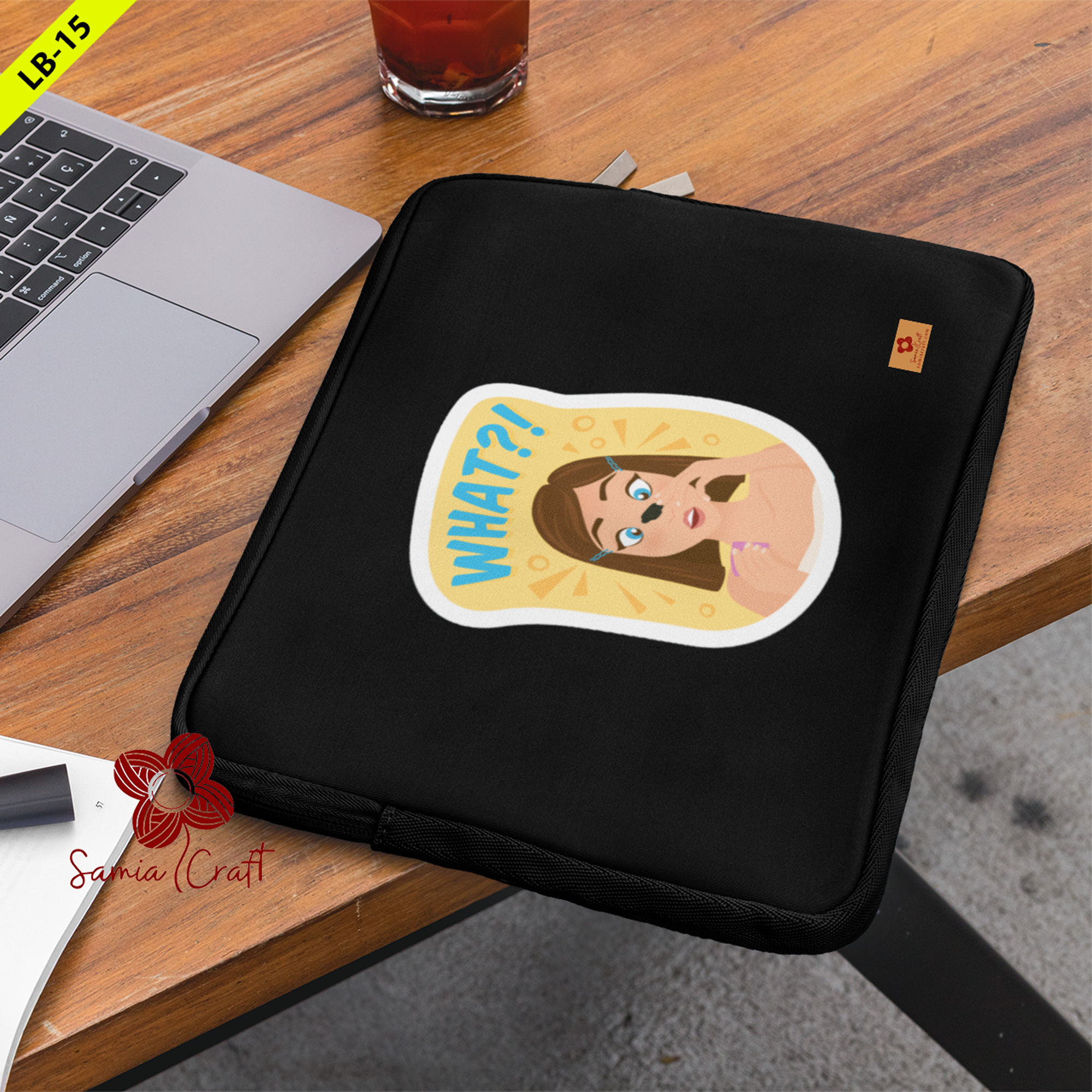 Picture of SamiaCrafts Premium Quality Mac Laptop Case and Pouch for 14/15-Inch Notebook Cover