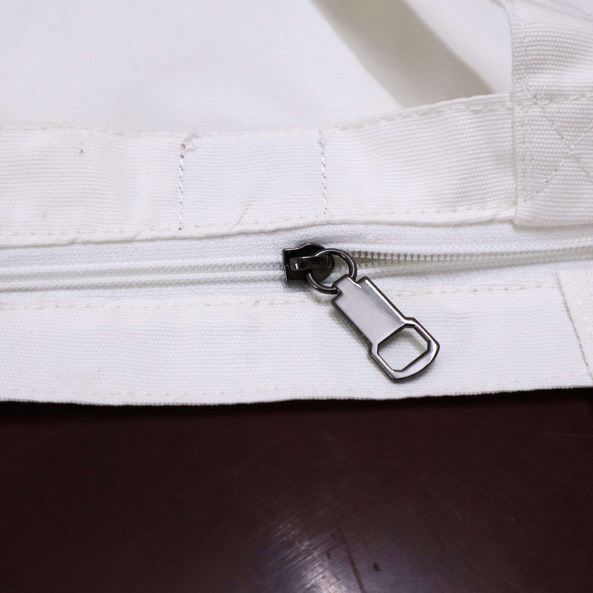 Picture of Samia Craft Oversized Canvas Tote Bag with Zipper for Women – Ideal for College, University, Travel & Work