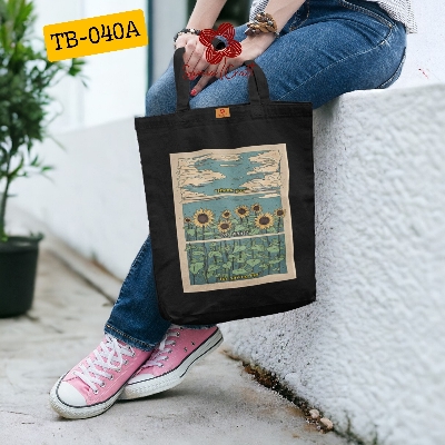 Picture of Samia Craft Stylish Canvas Zipper Tote Bag for Girls and Women – Great for College, School, Beach & Shopping