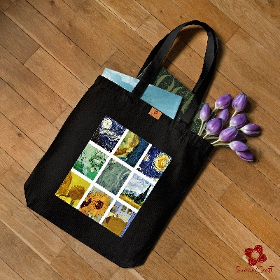 Picture of Samia Craft Premium Canvas Tote Bag with Zipper for College Students – Ideal for Women’s Daily Use & Travel