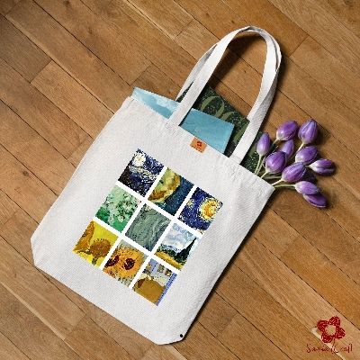 Picture of Samia Craft Premium Canvas Tote Bag with Zipper for College Students – Ideal for Women’s Daily Use & Travel