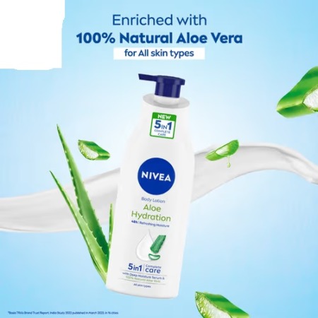 Picture of International Indian Product NIVEA Aloe Hydration Body Lotion 400 ml