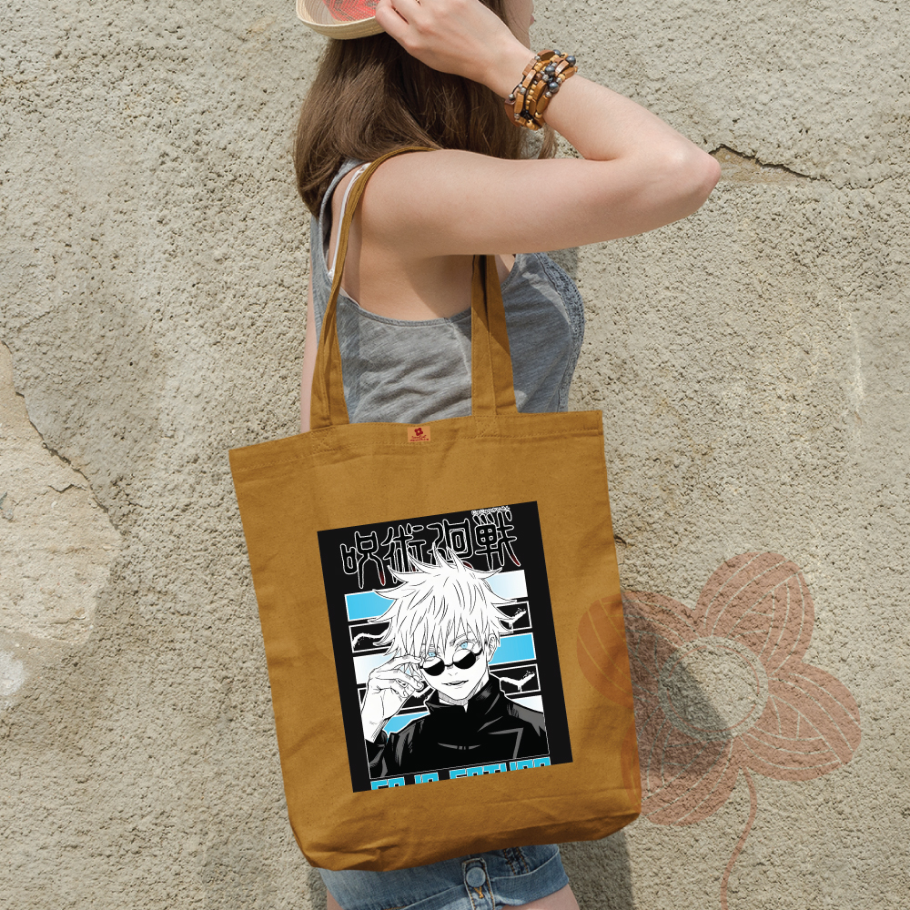 Picture of SamiaCrafts Stylish Canvas Fabric Tote Bag with Zipper – Perfect for Women’s University, College, & Travel Needs