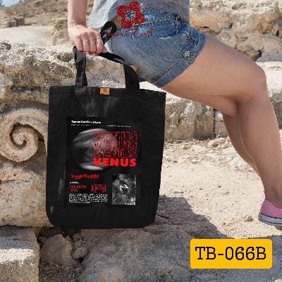 Picture of SamiaCrafts Aesthatic Designed Cotton Canvas Fabric Tote Bag With Zipper Fashionable School College University  Students - Shopping Bag Everyday Daily Use