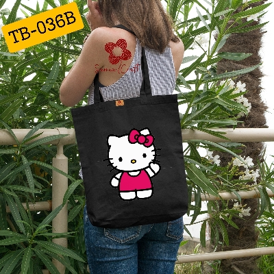 Picture of Eco-Friendly Canvas Zipper Tote Bag for Women – University, College, Beach, and Travel Essential