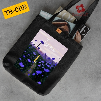 Picture of Extra Spacious Canvas Zipper Tote Bag for Women – Great for College, Shopping & Travel