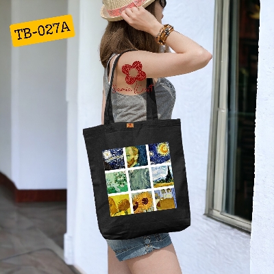 Picture of Collapsible Canvas Tote Bag for Women with Zipper – Perfect for College, Gym, Shopping & Travel