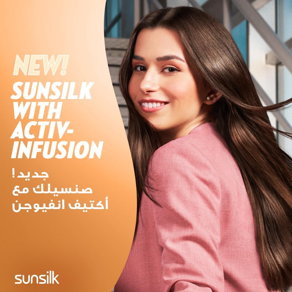 Picture of International Dubai Product SUNSILK Shampoo, to instantly repair damaged hair, with Keratin, Almond Oil & Vitamin C, 400ml