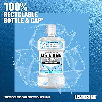 Picture of International European Product Listerine Advanced White Mouthwash Milder Taste 250 ml