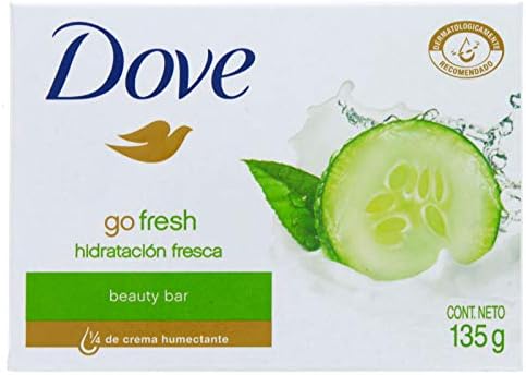 Picture of International Germany Product Dove Beauty Bar Soap Go Fresh Cool Moisture, Cucumber 135gm
