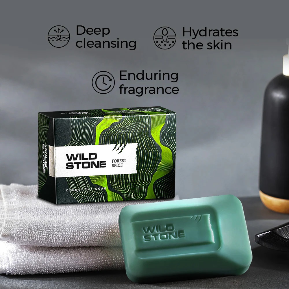 Picture of Wild Stone - Forest Spice Premium Soap For Men - 125 gm