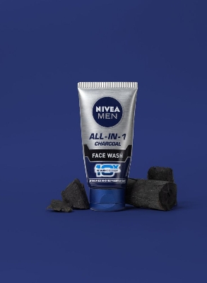 Picture of Nivea Men All In 1 Charcoal Face Wash (100g)