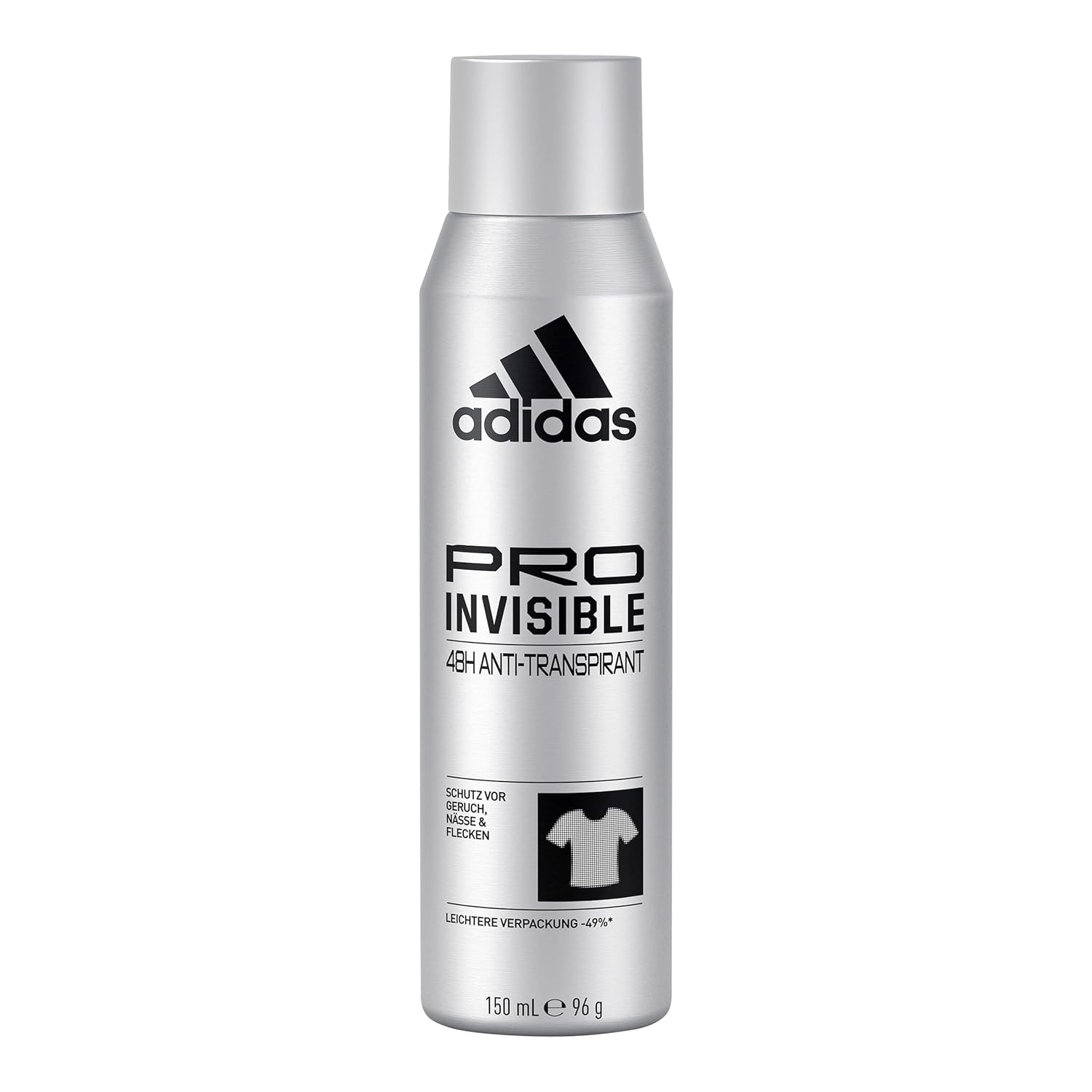 Picture of adidas Pro Invisible Antiperspirant Deodorant Spray for Him, 48 Hours Dry Protection and Long-Lasting Freshness, 150 ml