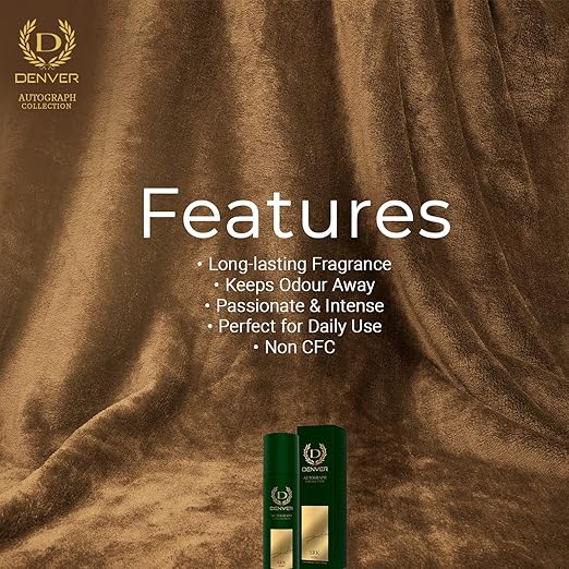 Picture of DENVER SRK King Deodorant Autograph Collection - (140ML)