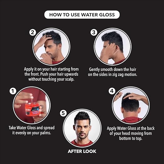 Picture of Gatsby Water Gloss Hyper Solid Hair Gel Jar 150gm