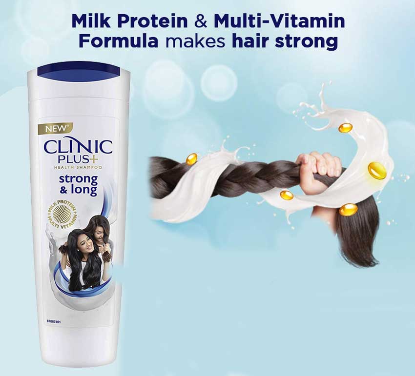 Picture of Clinic Plus Strong And Long Milk Protein Shampoo 355 Ml