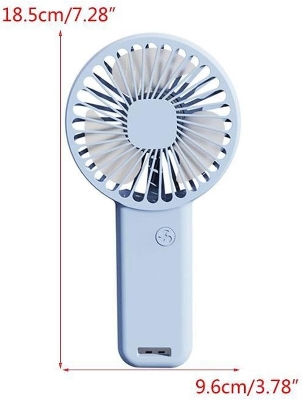 Picture of Mini Portable USB Handheld Fan Electric Fans Rechargeable Silent Pocket Small Cooling Hand ventilador Air Cooler Desktop Fan New