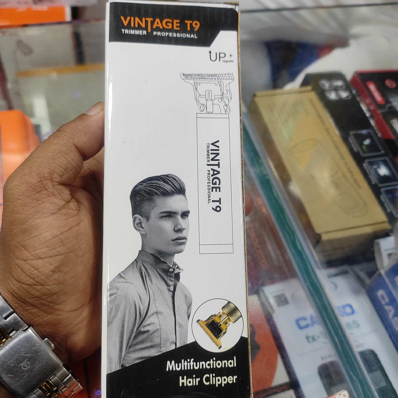 Picture of Vintage T9 Rechargeable Hair Cutting Machine.