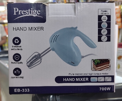 Picture of Prestige Ergonomic Luxury design Heavy Duty Multi-Functional Electric Egg beater Automatic Cream Whip Stirrer Stainless Mixing Household Mini Mechanical Beater