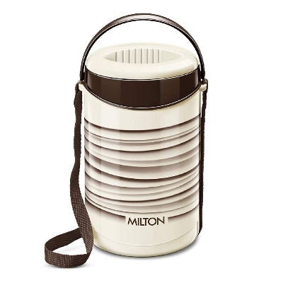 Picture of MILTON New Econa 4 Stainless Steel Tiffin Box, Set of 4, Ivory