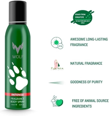 Picture of Wolf Intense Fragrance Body Spray 120ml