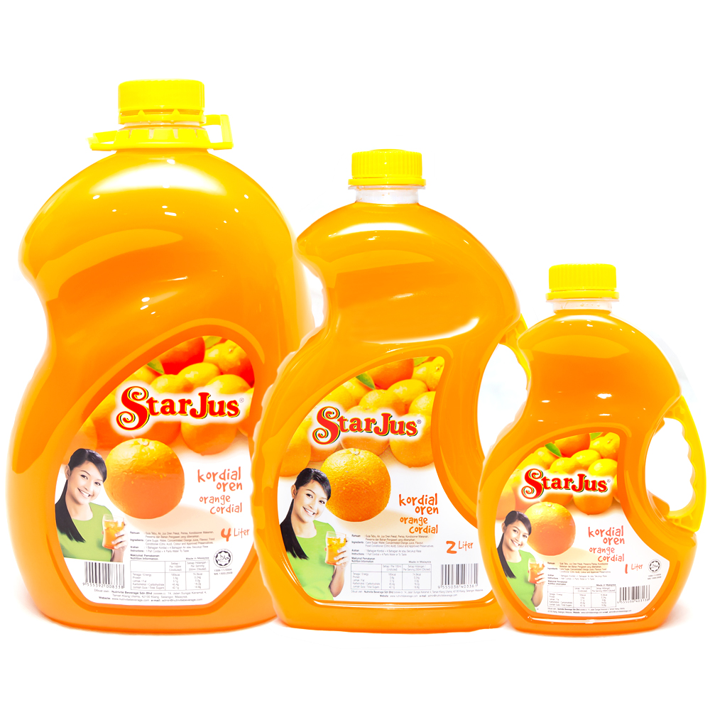 Picture of Star Jus Drinking Orange Cordial 1 Liter Malisiya