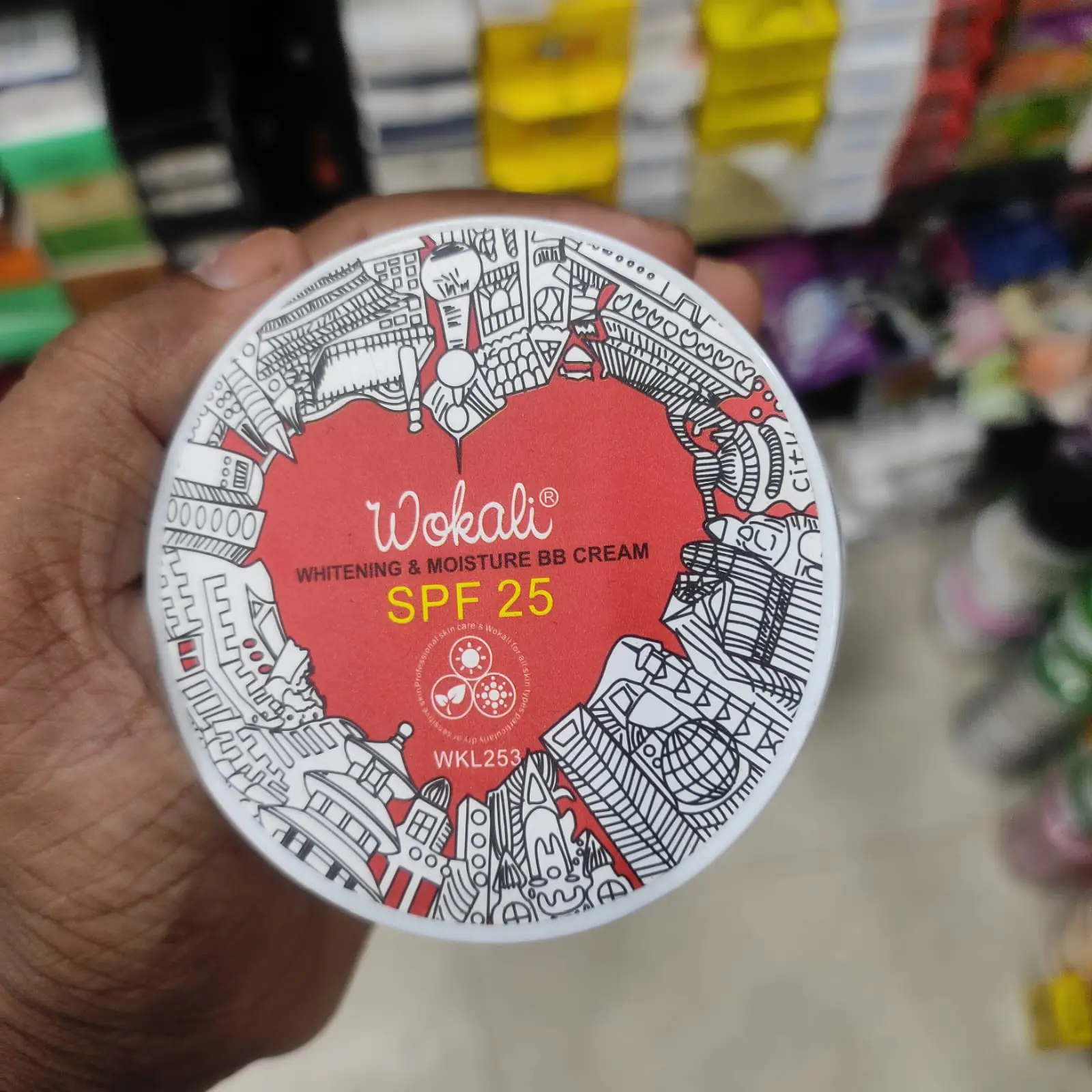 Picture of Wokali Whitening & Moisturizing SPF 25 BB Cream- 115g (Red-WKL253)