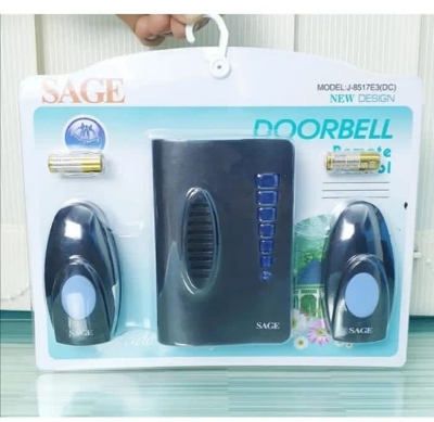 Picture of SAGE DOUBLE REMOTE CONTROL DOOR BELL J-8517E(DC) CALLING BELL
