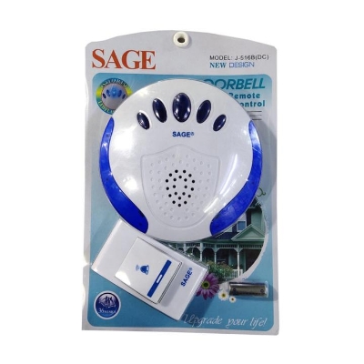 Picture of SAGE Wireless Round Electronic Calling Bell- With Battery