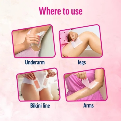 Picture of Veet Professional Wax Strips with Shea Butter & Acal Berry Scent – 20 Strips