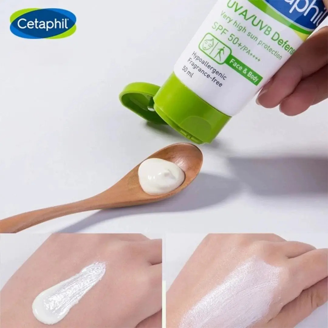Picture of Cetaphil UVA/UVB Defense SPF 50+ for Face & Body 50ml