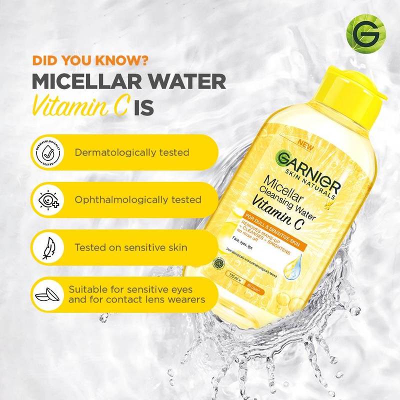 Picture of Garnier Micellar cleansing water with Vitamin C (125ml)