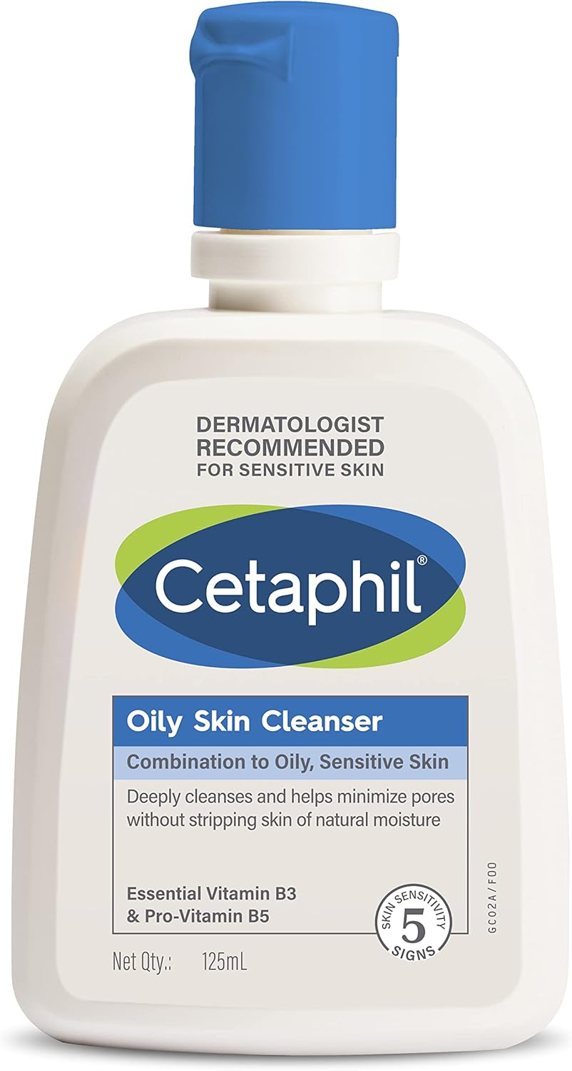 Picture of Cetaphil Oily Skin Cleanser Daily Face Wash for Oily Acne prone Skin 125ml