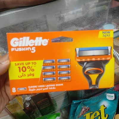 Picture of Gillette Fusion 8pcs Cartridge Blade