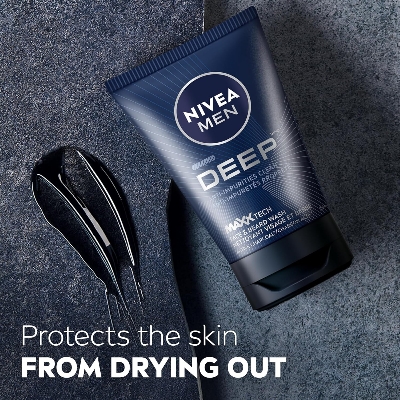 Picture of NIVEA MEN Deep Face & Beard Wash, 100mL