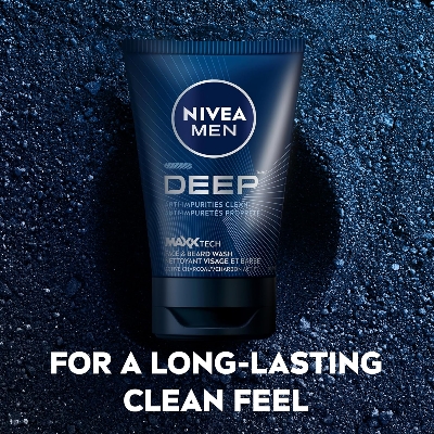 Picture of NIVEA MEN Deep Face & Beard Wash, 100mL