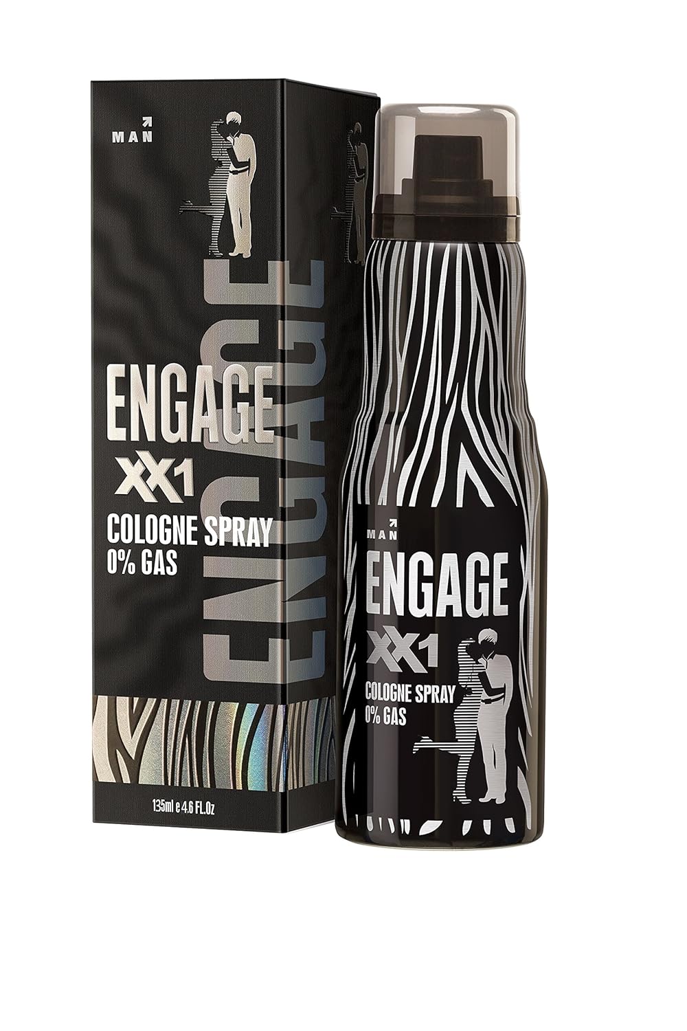 Picture of Indian product Body perfume Engage XX1 Cologne spray 0% gas used for male - 135 ml