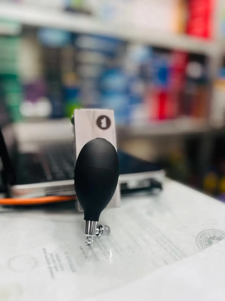 IML Medical Rubber Pump Bulb with Valve balck cular