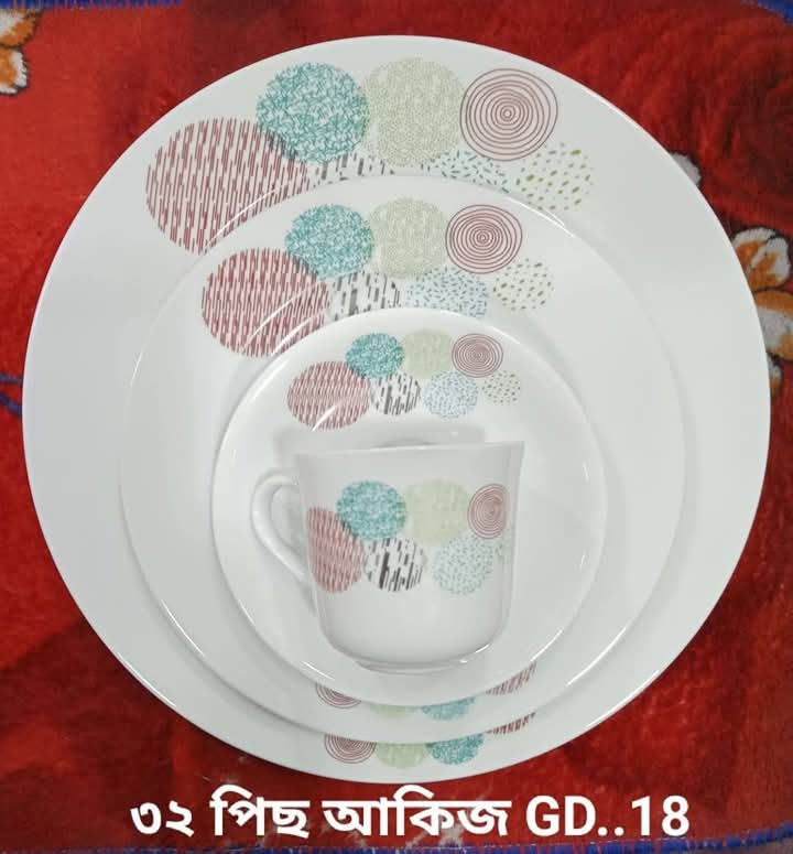 Picture of Akij 32 pc Original  ceramic  Dinner set