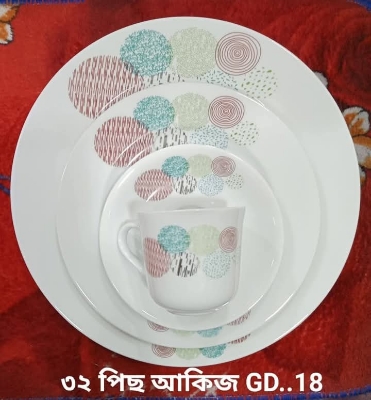 Picture of Akij 32 pc Original  ceramic  Dinner set