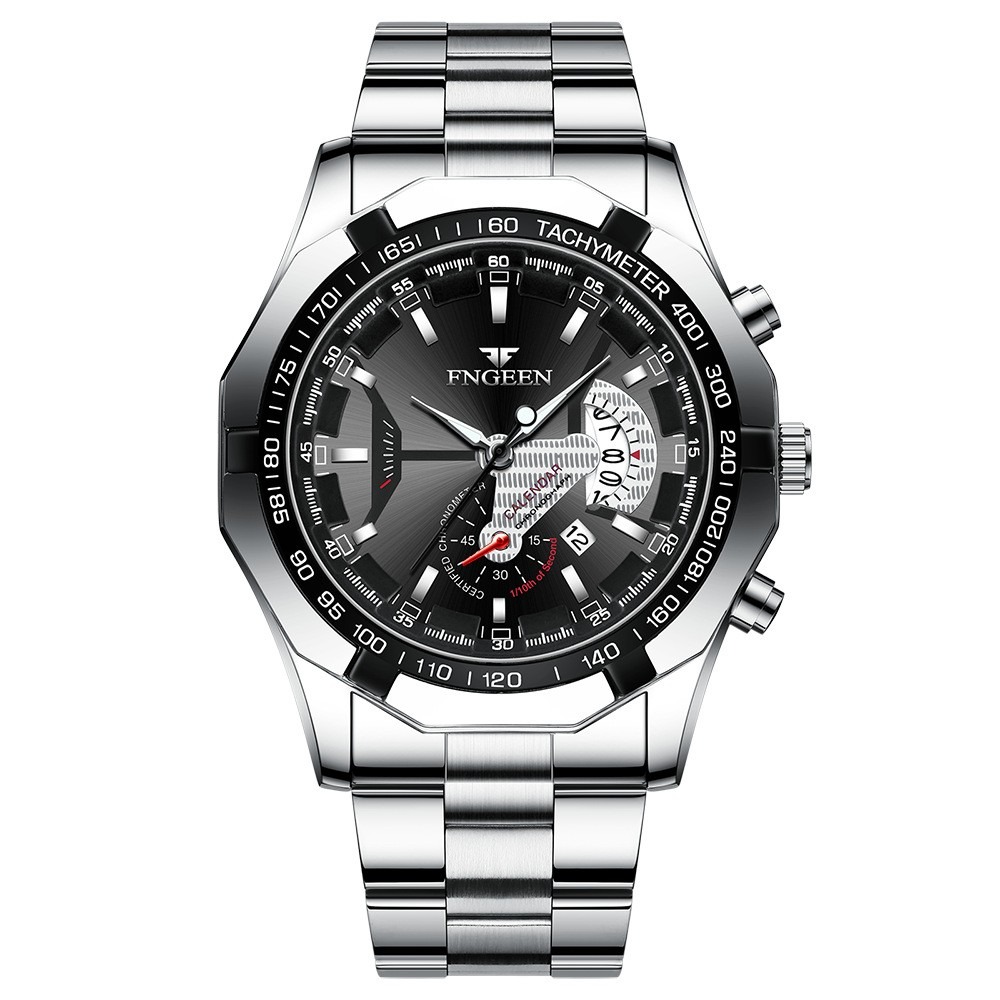 Picture of POEDAGAR 826 Top Brand Watch Men Stainless Steel Business Date Clock Waterproof Watch